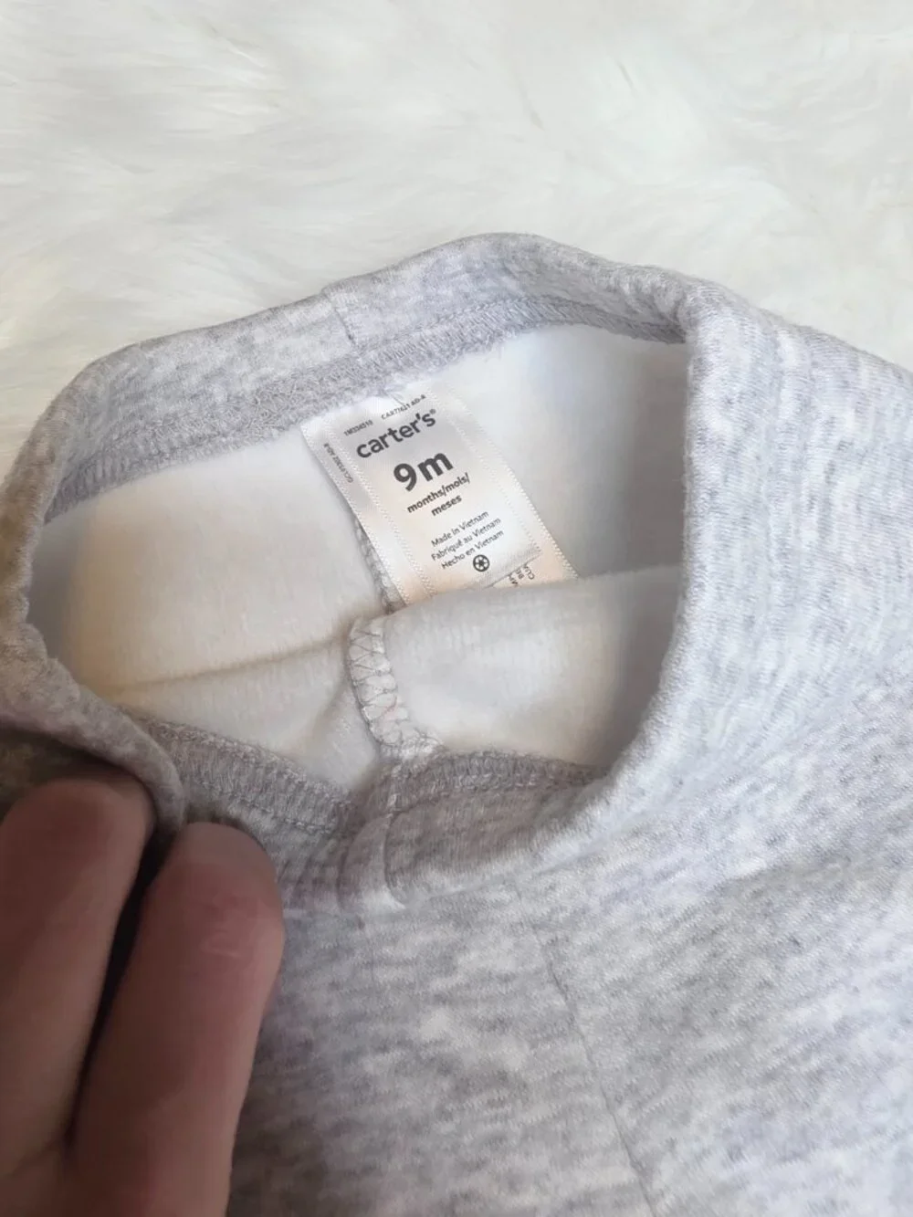 Carter’s Baby Pants 2 Pack Red & Gray 9M